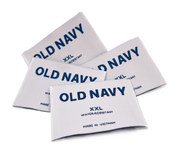 Nhãn dệt thời trang Old Navy